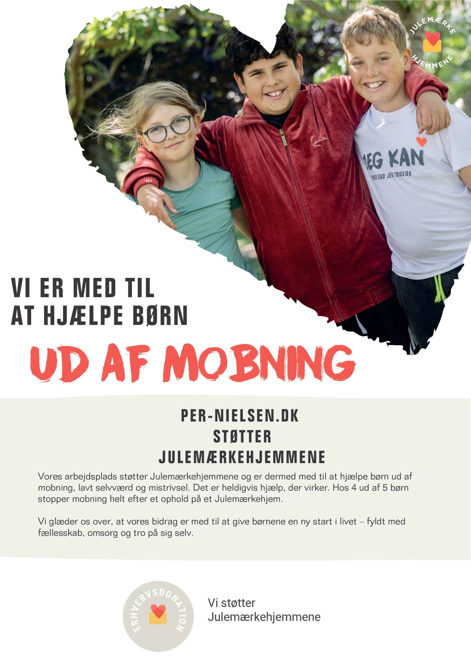 Støtte til julemærkehjemmene